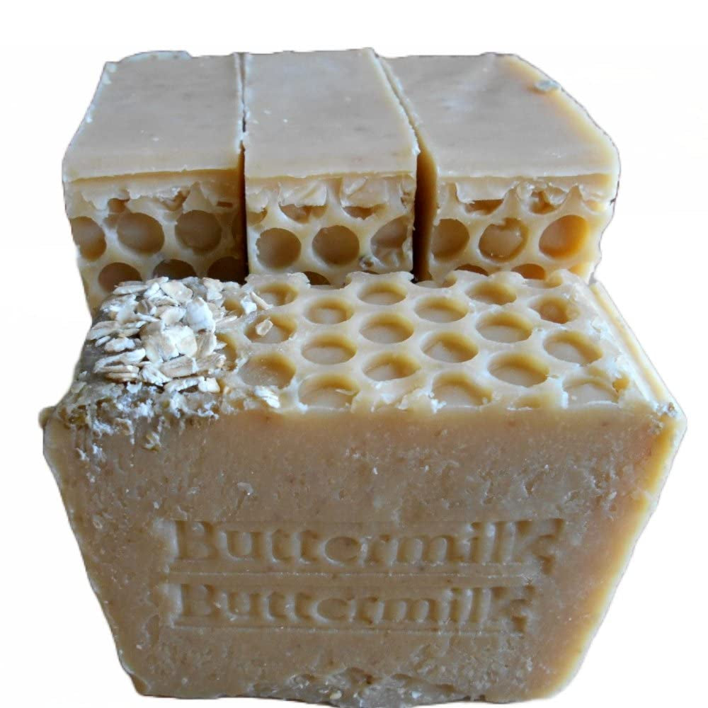 Grandma'S Natural Handcrafted Buttermilk with Honey and Mango Butter Soap Handmade !