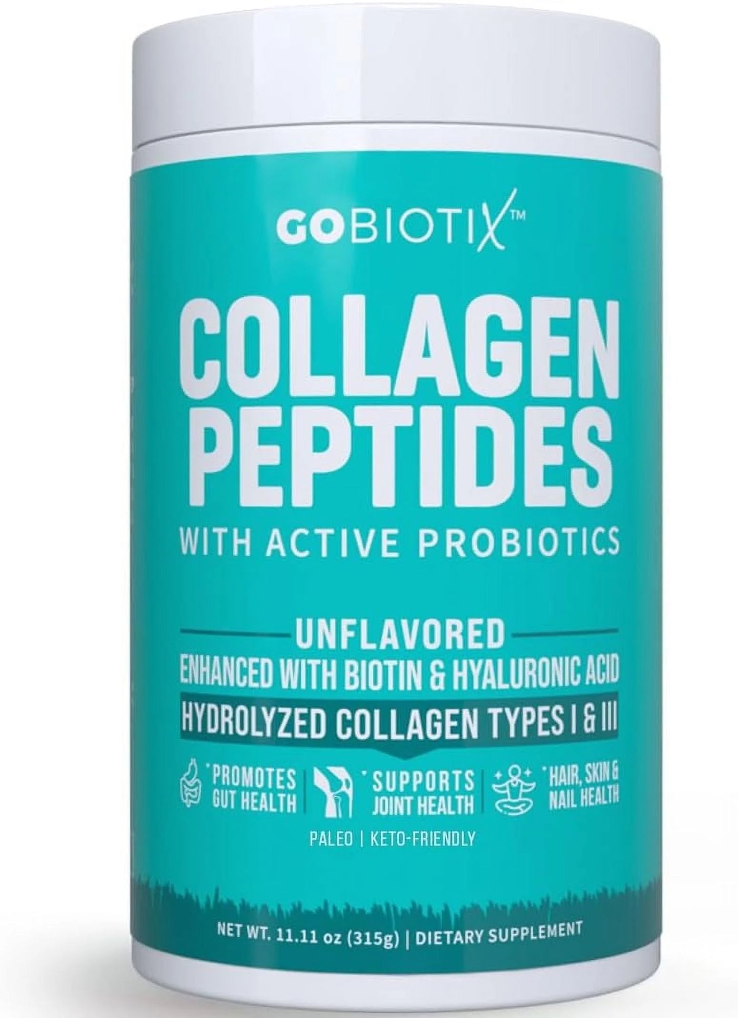 Collagen Peptides Powder + Active Probiotics, 1 Pack