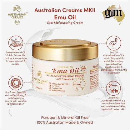 Australian Creams Mkii 250G (Emu Oil)