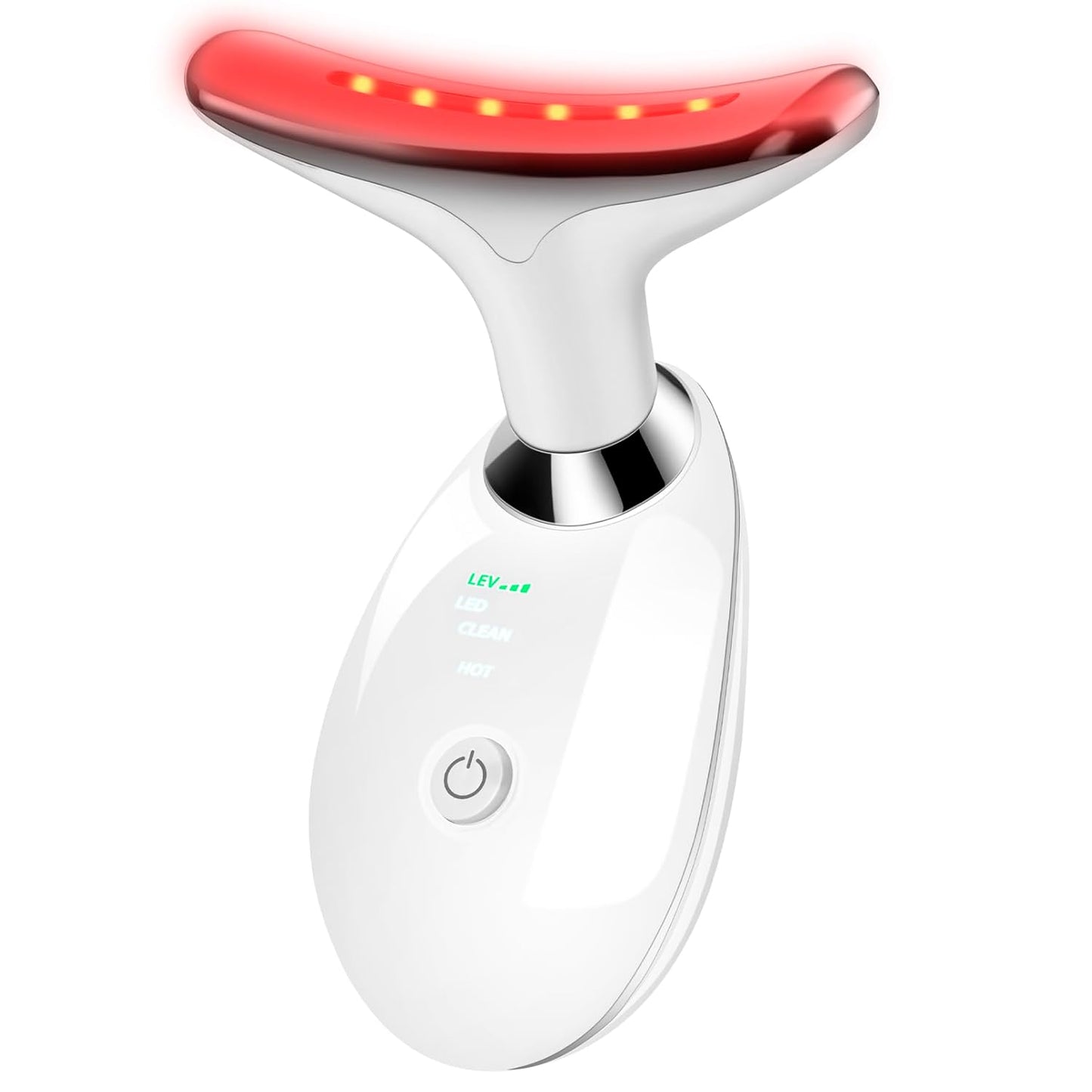 Face and Neck Massager, 3 Color Led Face Neck Massager, Multifunctional Facial Skin Care Tool, Ideal for Home Skin Care