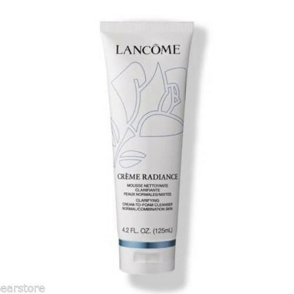 Authentic Lancome Creme Radiance Clarifying Cream to Foam Cleanser 4.2OZ/125 ML