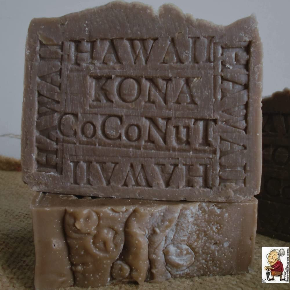 Grandma'S Natural Handcrafted Hawaii Kona Coffee Soap Handmade!