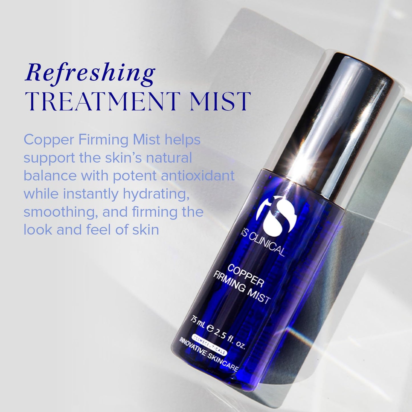 Copper Firming Mist; Tones and Firms Skin; Hydrating Mist; Good Setting Spray for Makeup