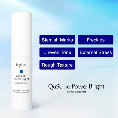 Qusome Powerbright (15Ml/0.51 Fl.Oz.) Arbutin Naturally Smooths Your Skin.