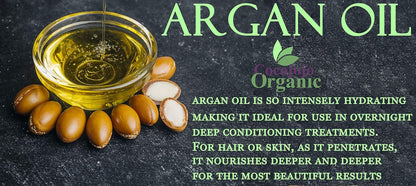 Argan Oil Deodorized, Argan Oil for Hair, Hair Treatment Oils, Hair Oils, 100% Pure Argan Oil Organic, Argan Oil for Face, Unrefined Unscented Cold Pressed Extra Virgin - 32 Oz (Pack of 1)