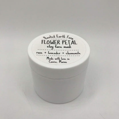 Flower Petal Face Mask - 2 Fl Oz - Clay Mask - Herbal Pore Cleanser