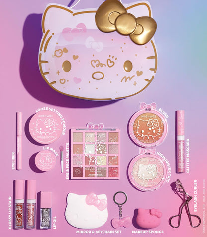 Hello Kitty PR Box, Makeup Set with Versatile Unique Looks, 2-Layered Keepsake Box, Buildable & Blendable Formulas, Cruelty-Free & Vegan