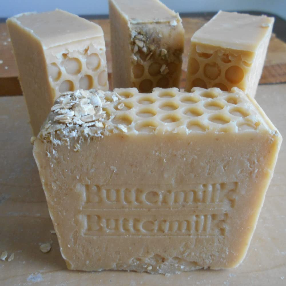 Grandma'S Natural Handcrafted Buttermilk with Honey and Mango Butter Soap Handmade !