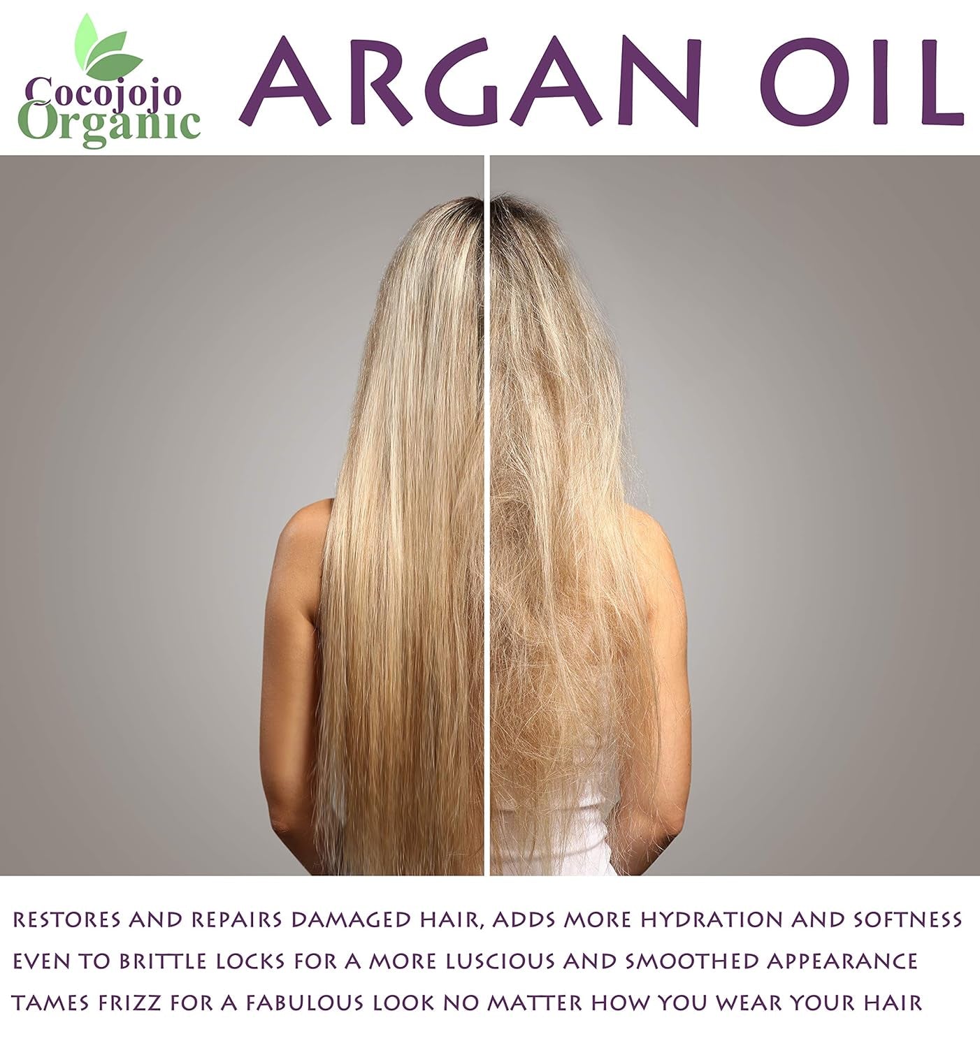 Argan Oil Deodorized, Argan Oil for Hair, Hair Treatment Oils, Hair Oils, 100% Pure Argan Oil Organic, Argan Oil for Face, Unrefined Unscented Cold Pressed Extra Virgin - 32 Oz (Pack of 1)