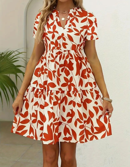 Flowy Chic Fitted Waist Dress