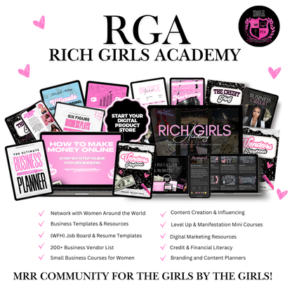 Rich Girls Academy Income Streams